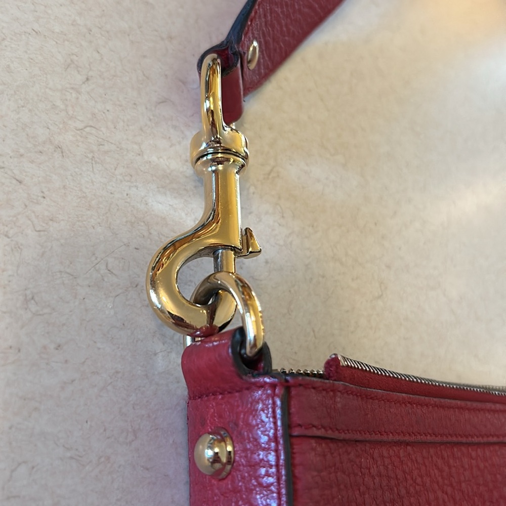 Gucci Blondie XL Shoulder Bag Purse GG RARE Tom Ford Era Red Pebbled Leather - Picture 13 of 17